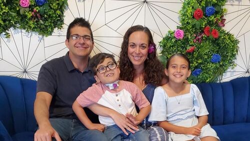 Dr. Durso with her husband and two children