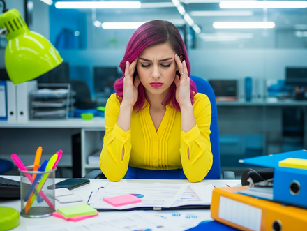 Tension headache from work